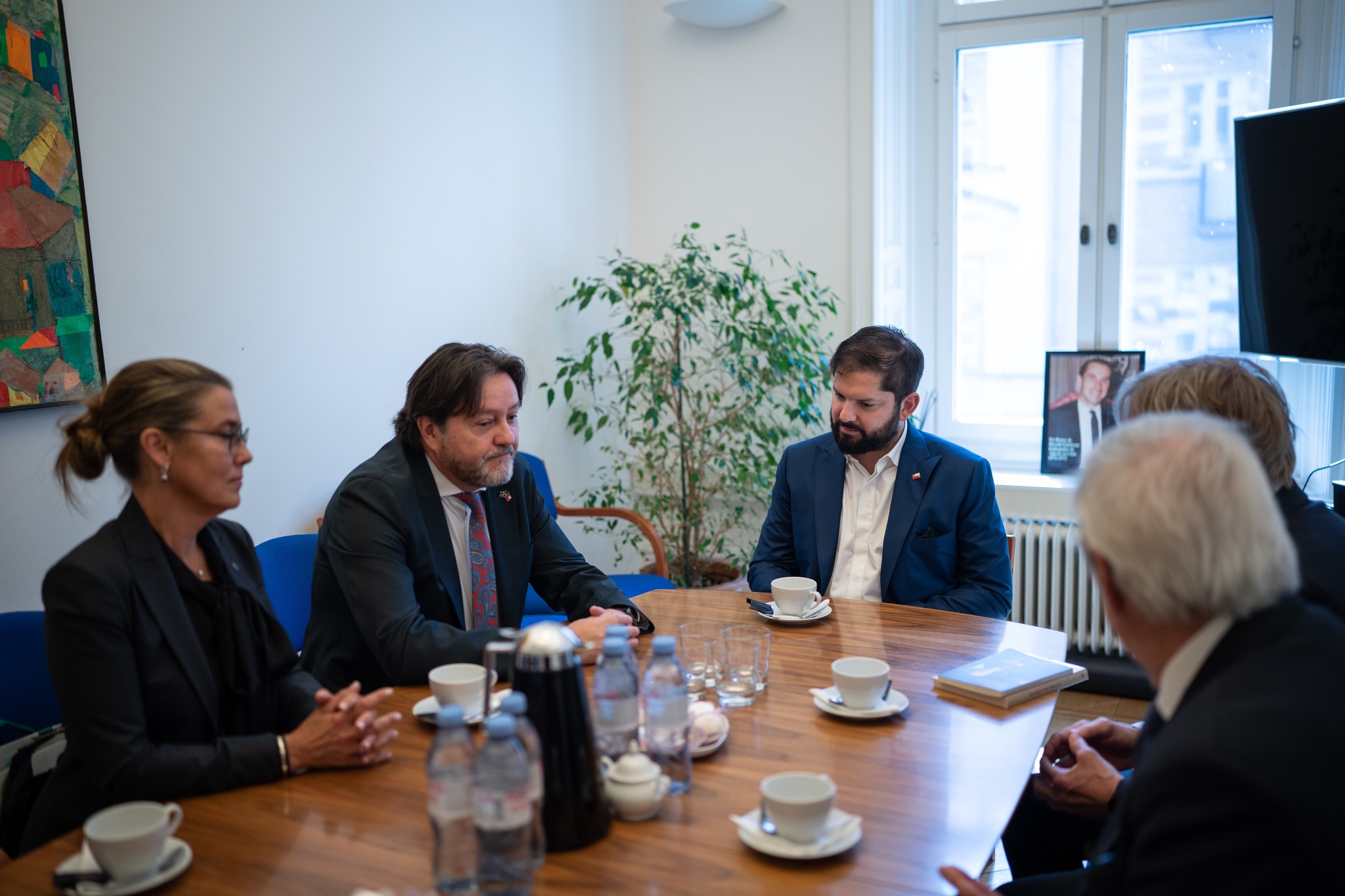 Read more about the article THE EDELSTAM FOUNDATION MEETS WITH CHILE’S PRESIDENT DURING HIS VISIT TO SWEDEN